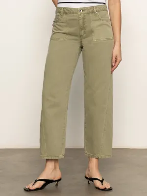 District Column Standard Rise Ankle Jeans Bamboo Relaxed Look