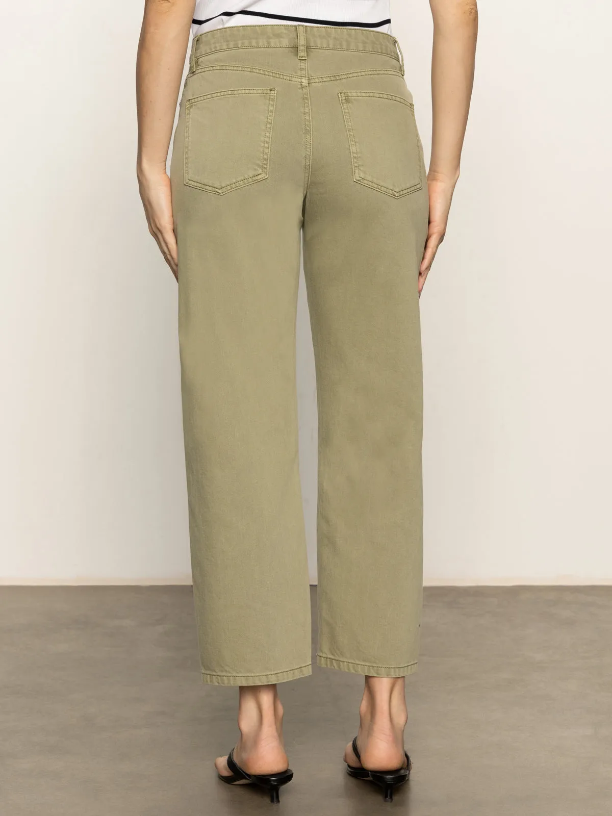 Easy Layer District Column Standard Rise Ankle Jeans Bamboo