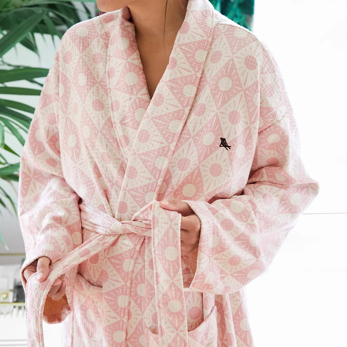 Dock & Bay Bath Robe - Diamond Pink - Outlet