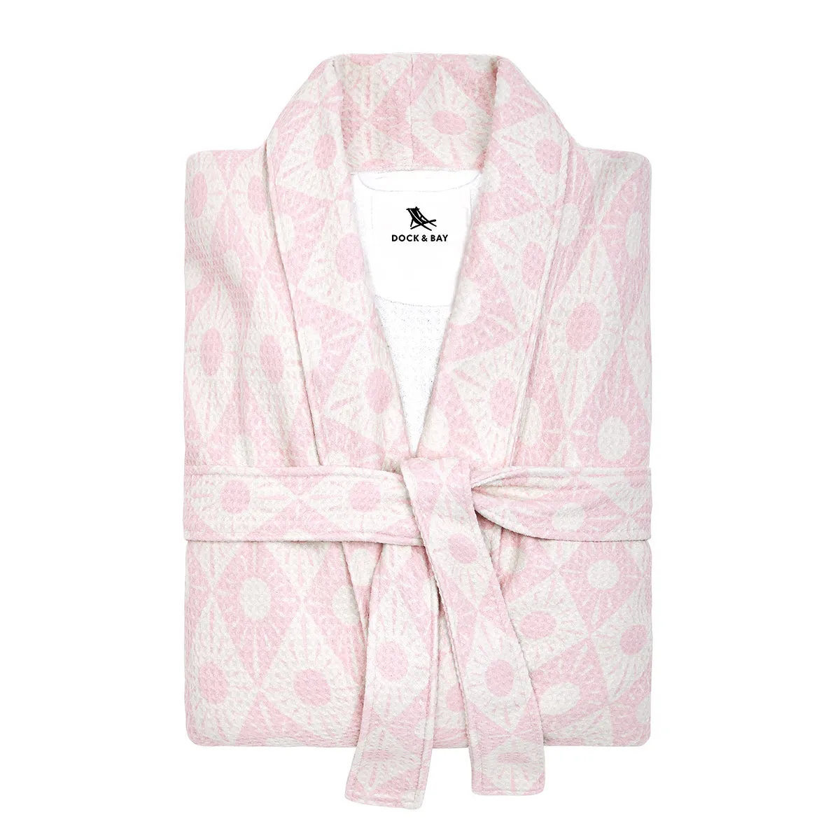 Dock & Bay Bath Robe - Diamond Pink - Outlet