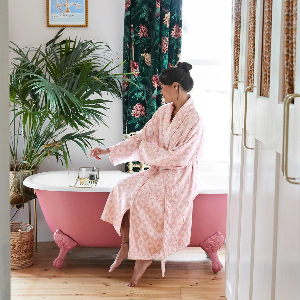 Dock & Bay Bath Robe - Diamond Pink - Outlet