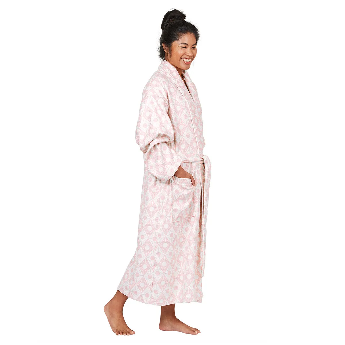 Dock & Bay Bath Robe - Diamond Pink - Outlet