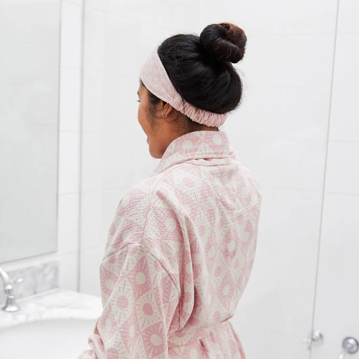 Dock & Bay Bath Robe - Diamond Pink - Outlet