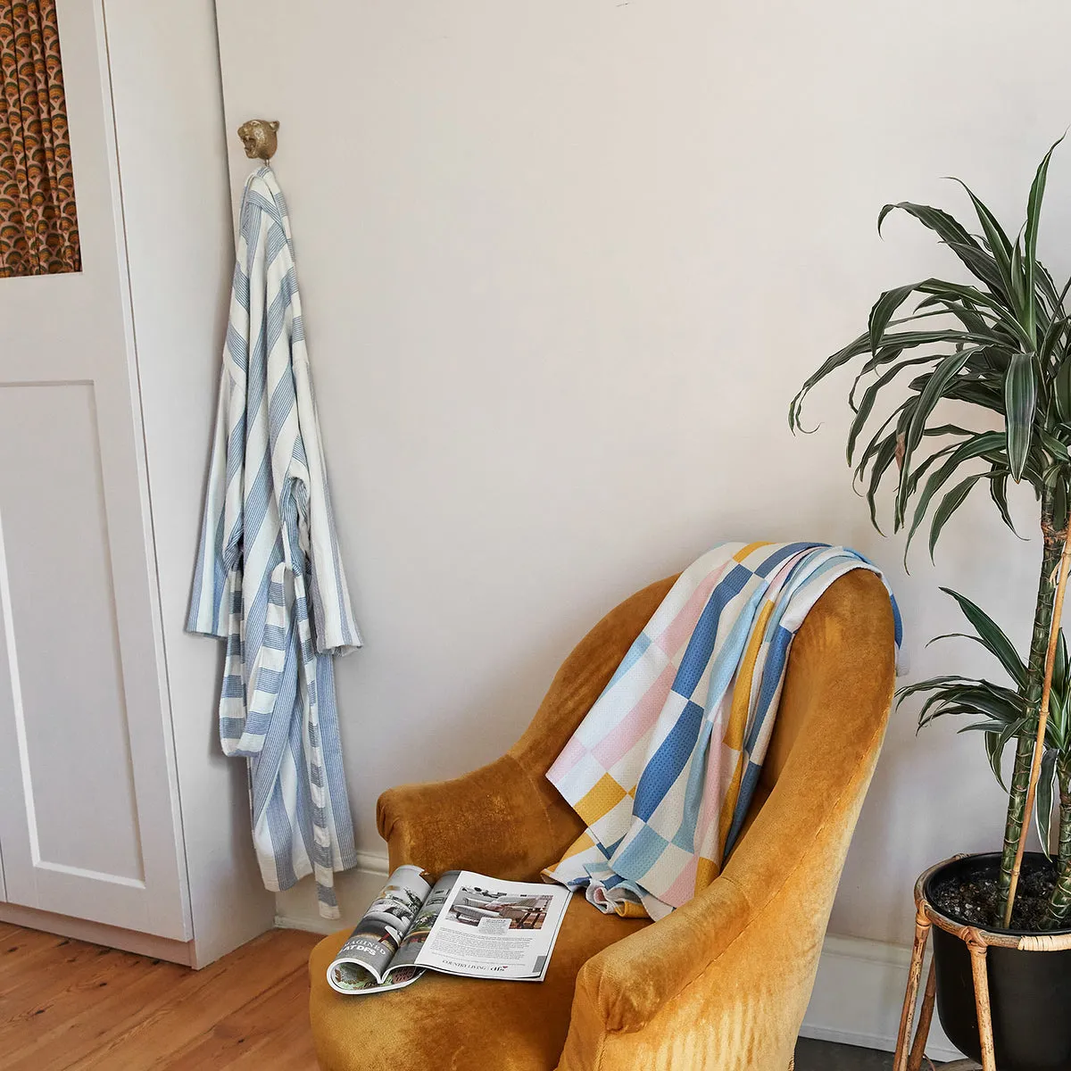Dock & Bay Bath Robe - Storm Cloud - Outlet