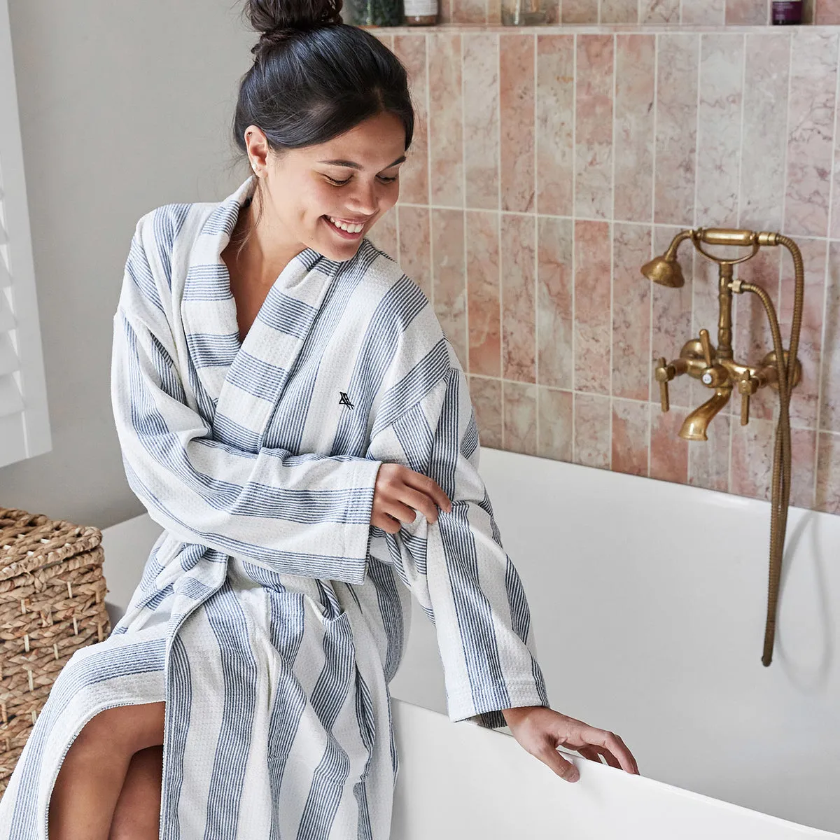 Dock & Bay Bath Robe - Storm Cloud - Outlet