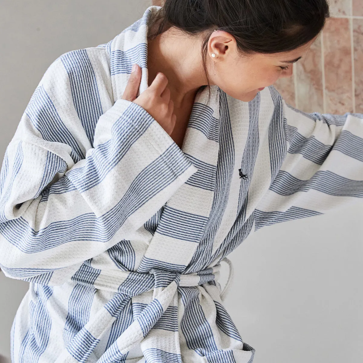 Dock & Bay Bath Robe - Storm Cloud - Outlet