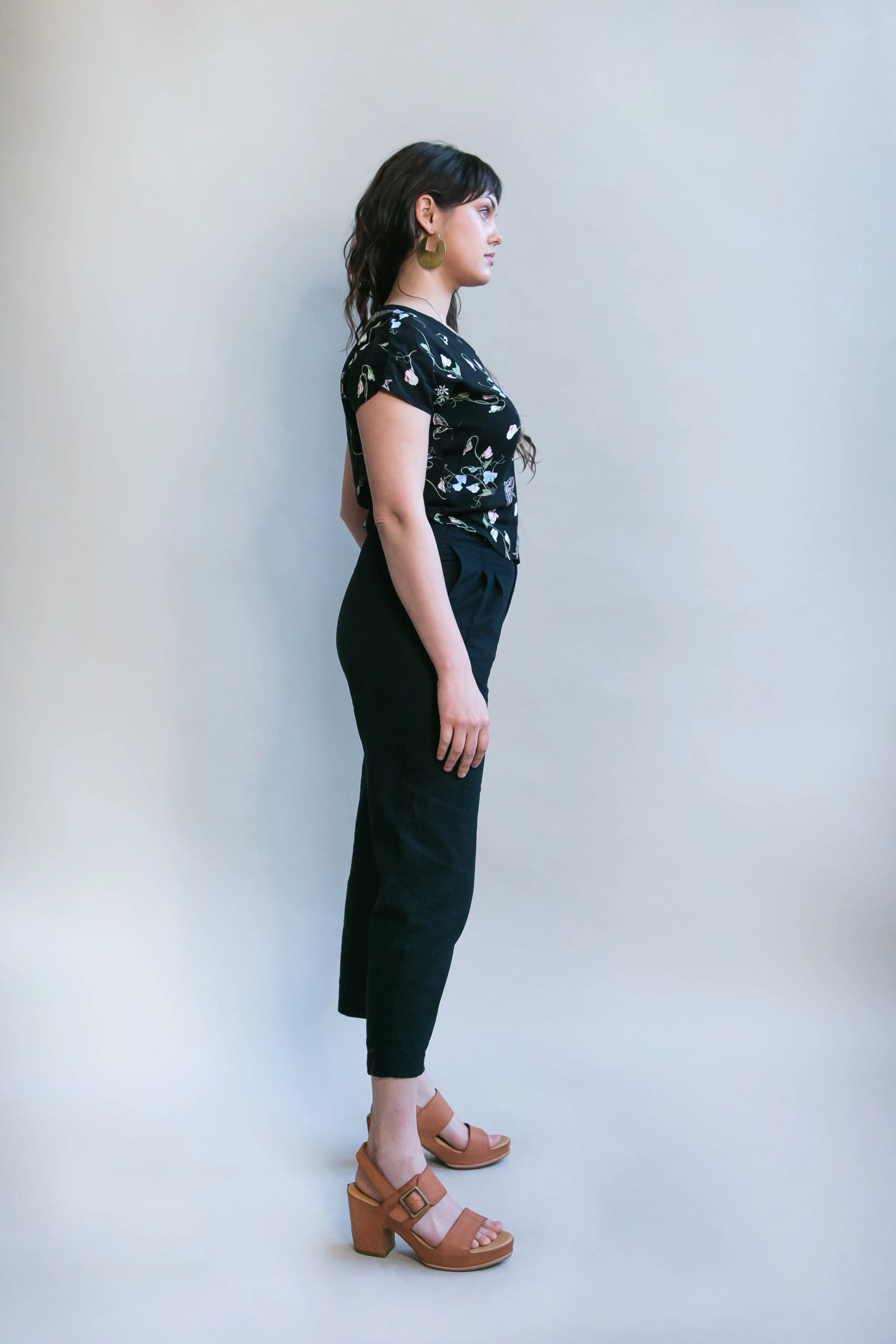 Dolman Top in Sweet Pea Recycled Polyester Blend