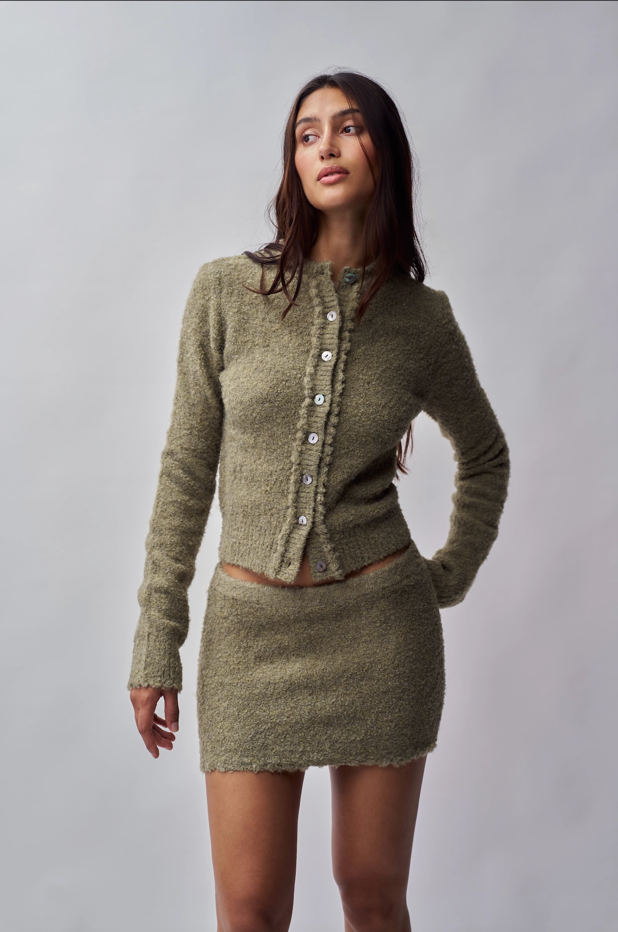 Casual Comfort Fade Resistant Dye Palmyra Knit Cardigan