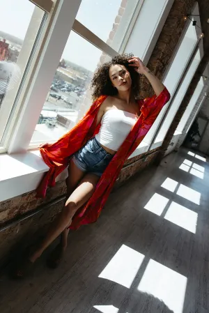 Quick-Dry Phoenix Kimono