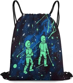 Drawstring Bag,Glow in The Dark Drawstring Backpack,travel Drawstring Backpack,sport Gym Backpack,sports Backpack