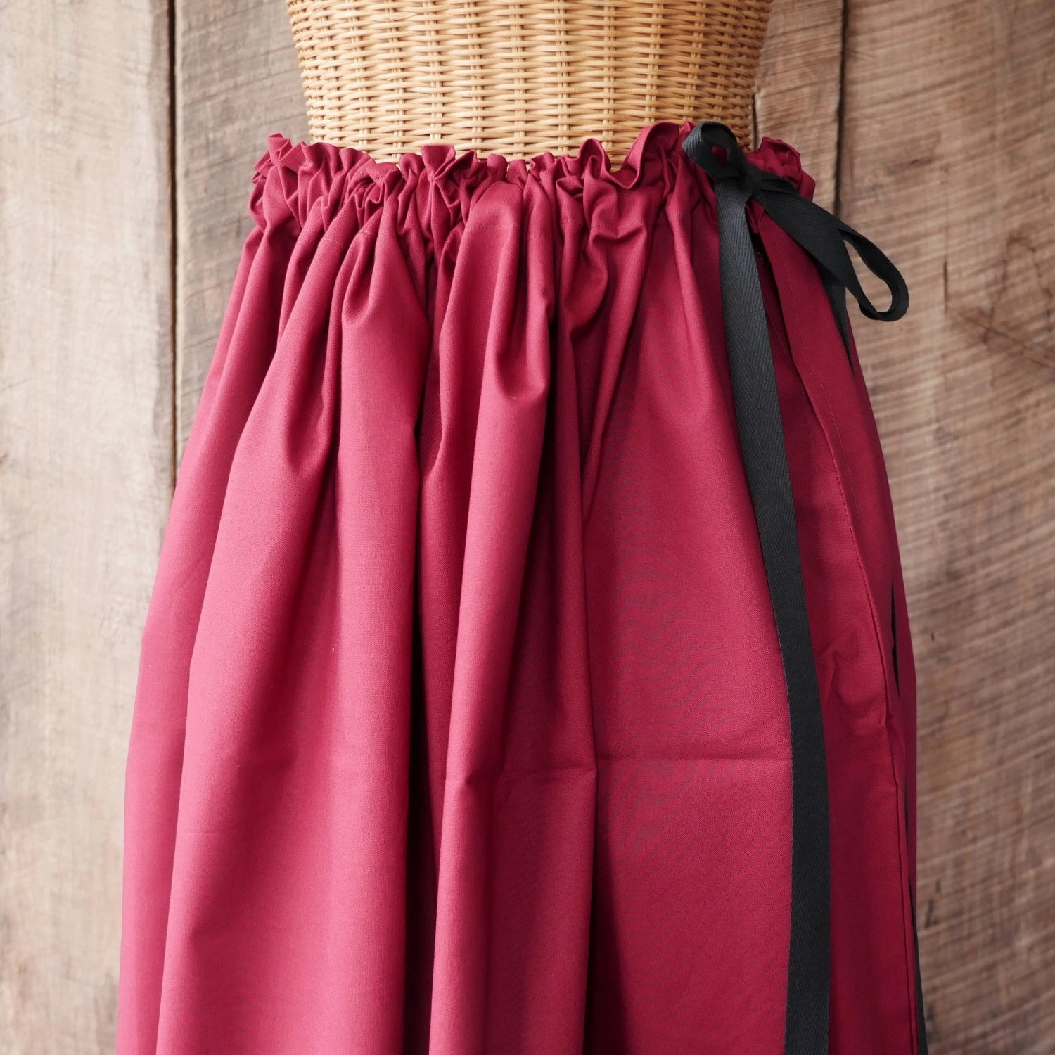 Drawstring Skirt - Plain Collaboration Piece Heritage Craft