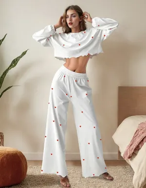 Dreamy Comfort Love Print Lounge Set