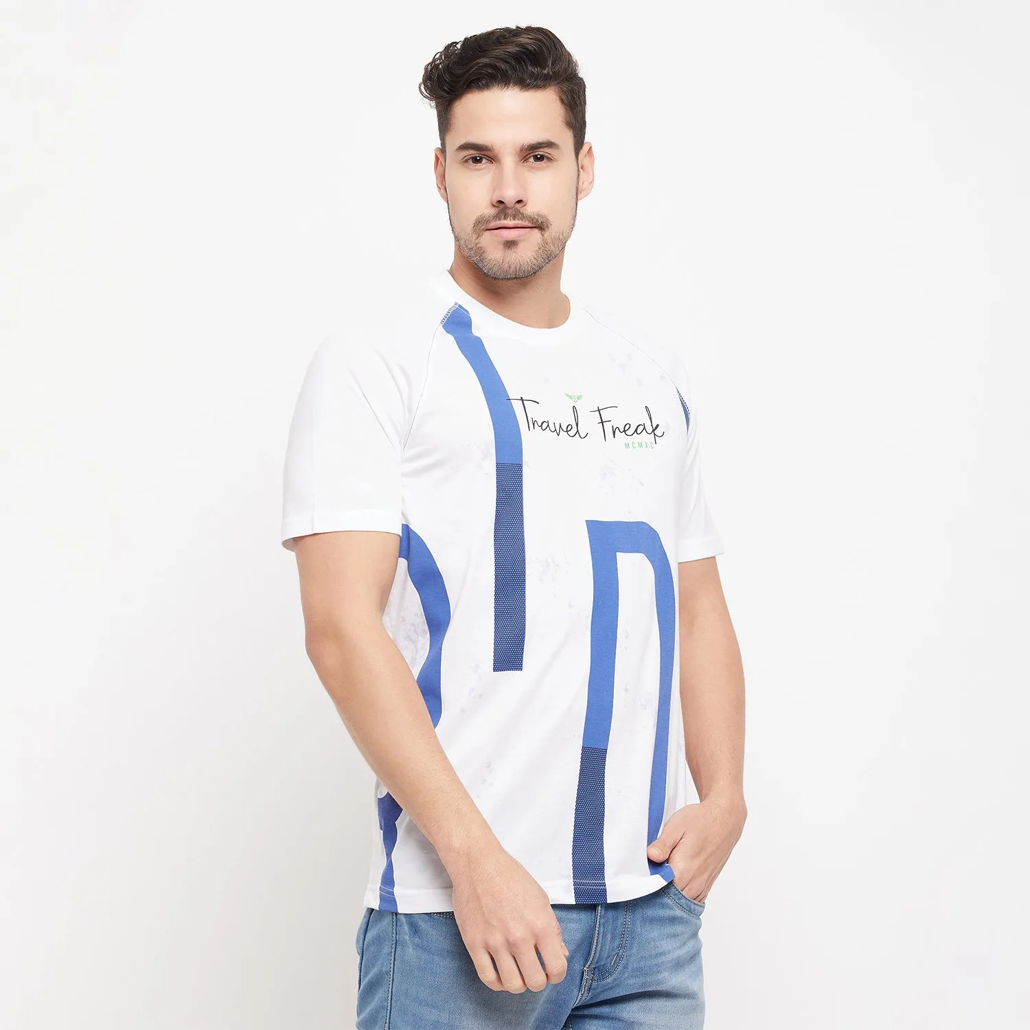 Duke Stardust Men Half Sleeve Cotton T-shirt (LF5826)