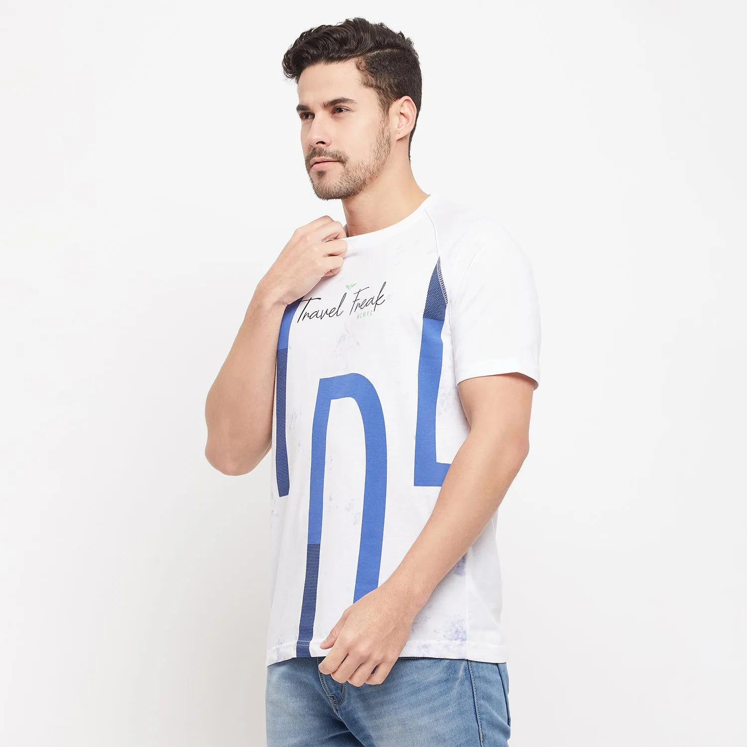 Duke Stardust Men Half Sleeve Cotton T-shirt (LF5826)
