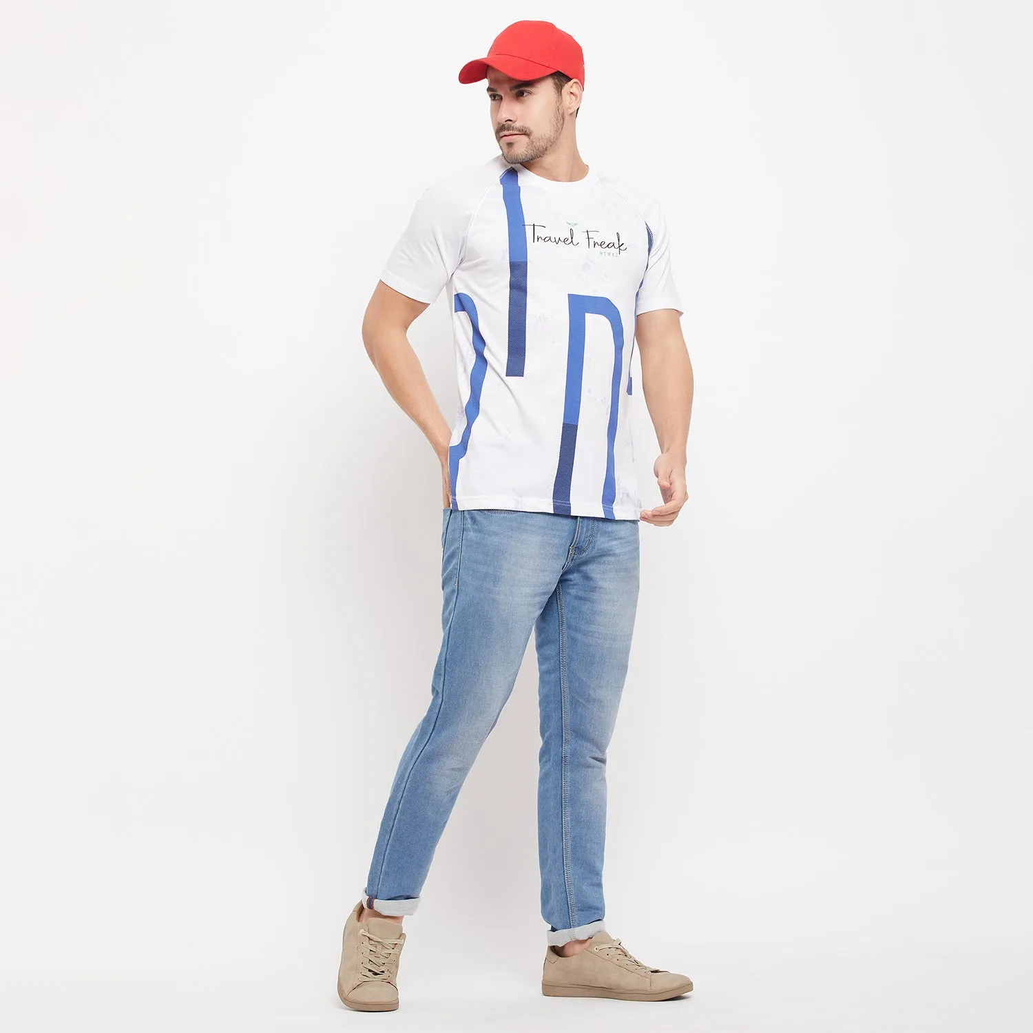 Duke Stardust Men Half Sleeve Cotton T-shirt (LF5826)