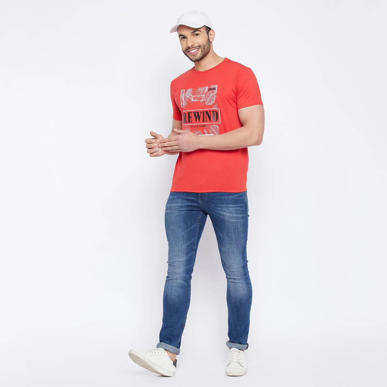 Duke Stardust Men Half Sleeve Cotton T-shirt (ONLF232)