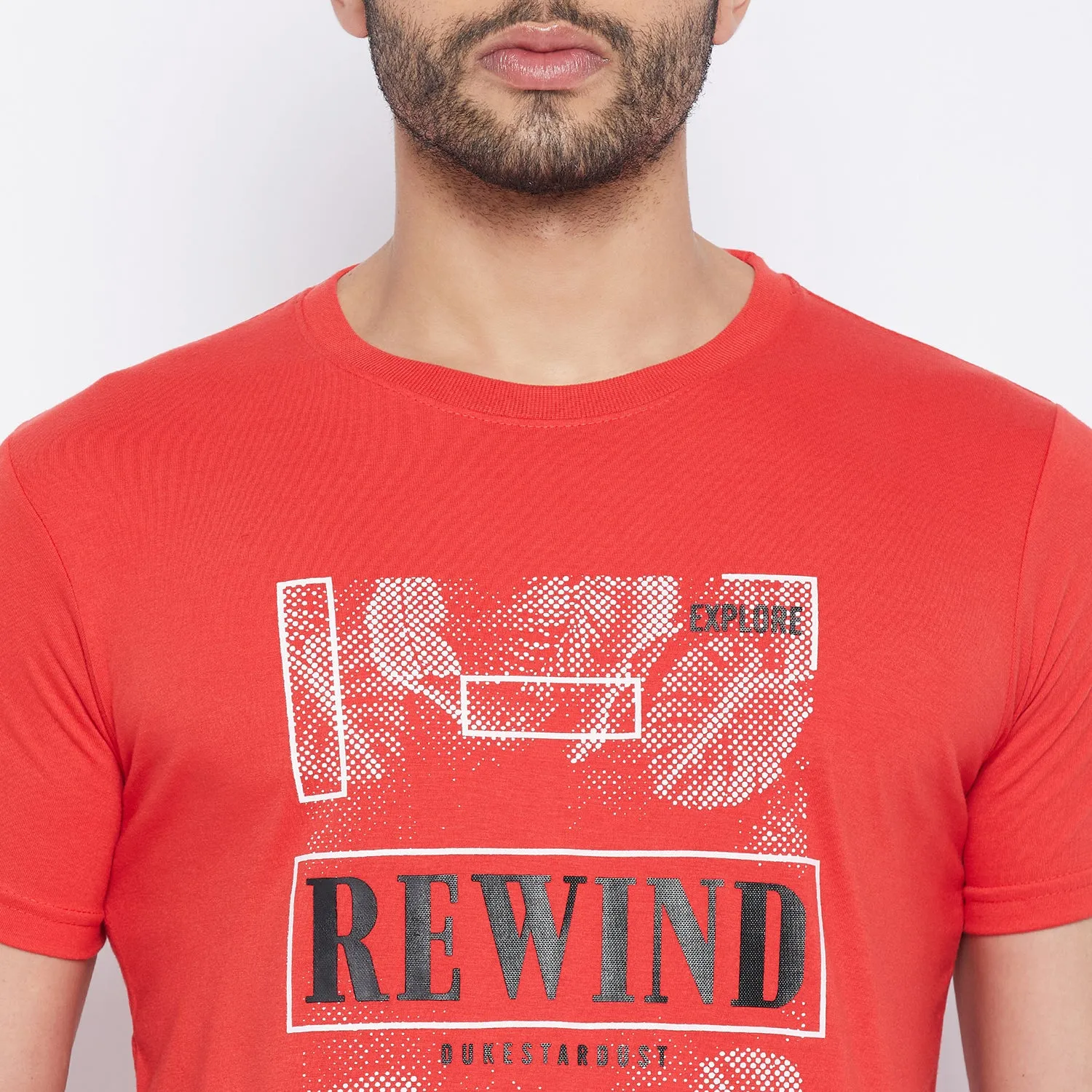 Duke Stardust Men Half Sleeve Cotton T-shirt (ONLF232)