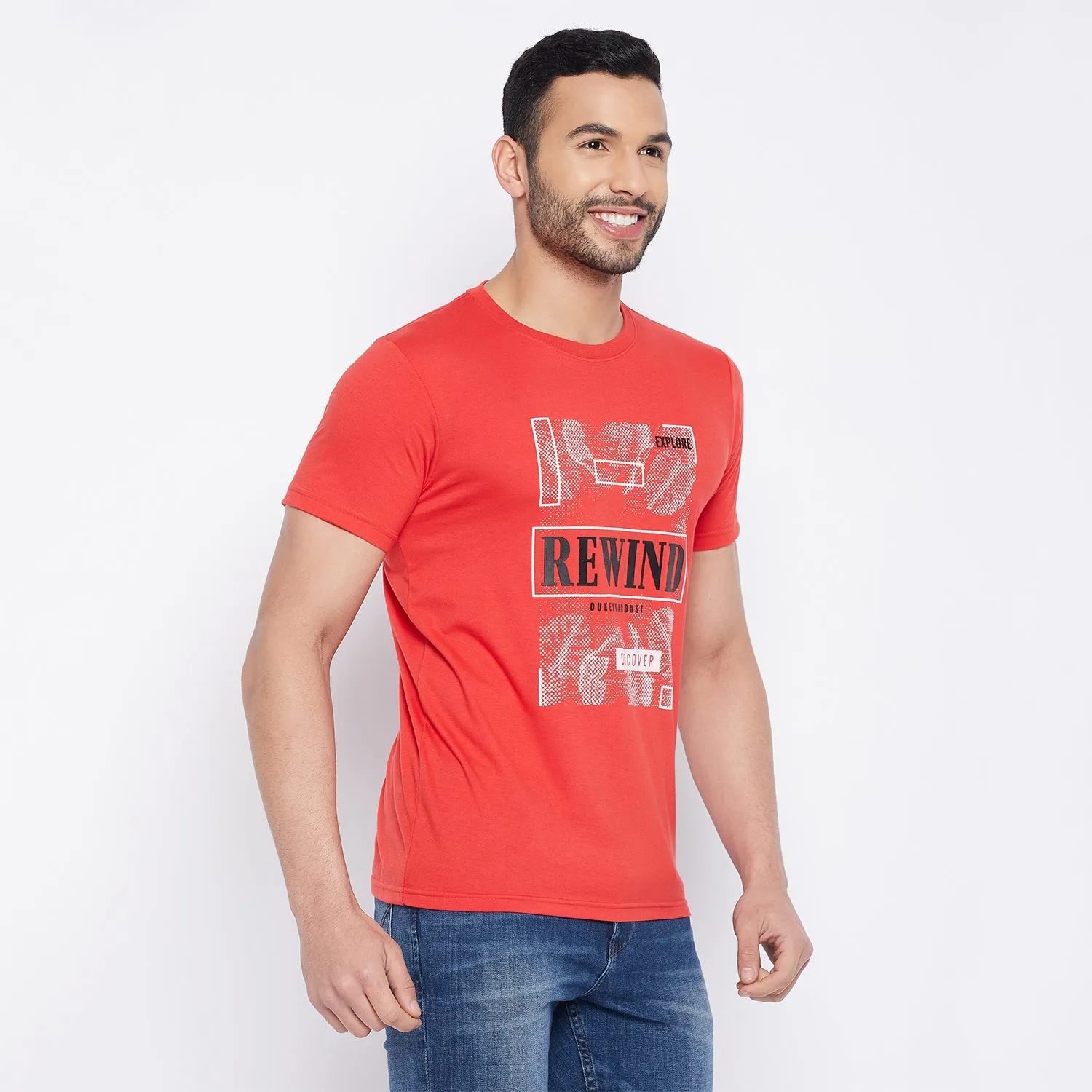 Duke Stardust Men Half Sleeve Cotton T-shirt (ONLF232)