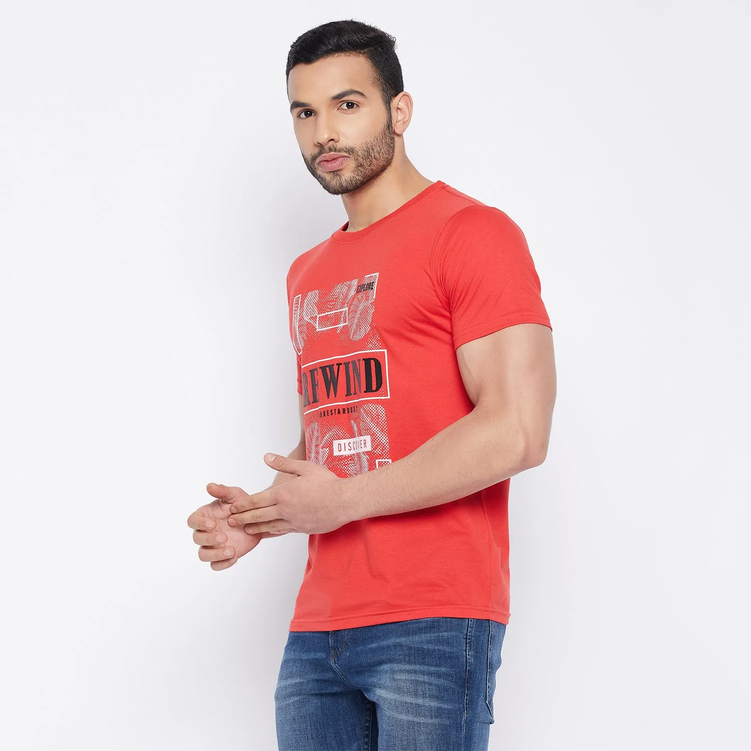 Duke Stardust Men Half Sleeve Cotton T-shirt (ONLF232)