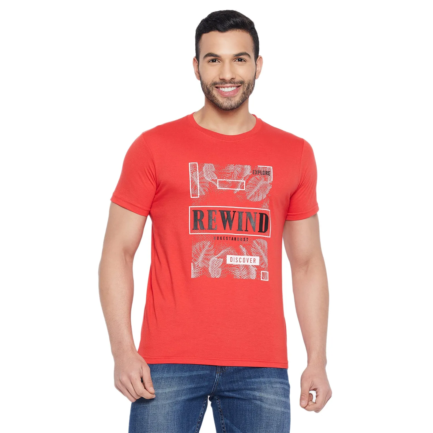 Duke Stardust Men Half Sleeve Cotton T-shirt (ONLF232)