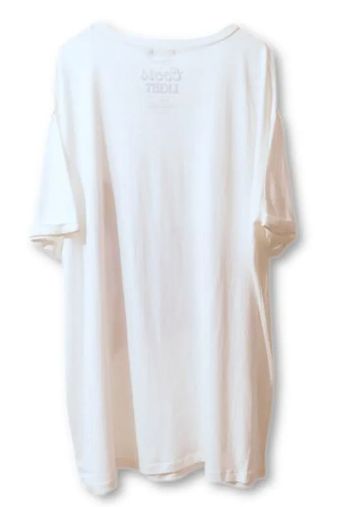 Beer Wolf Oversized Tee - White Multi Pocket Configuration Quick Release Fastener