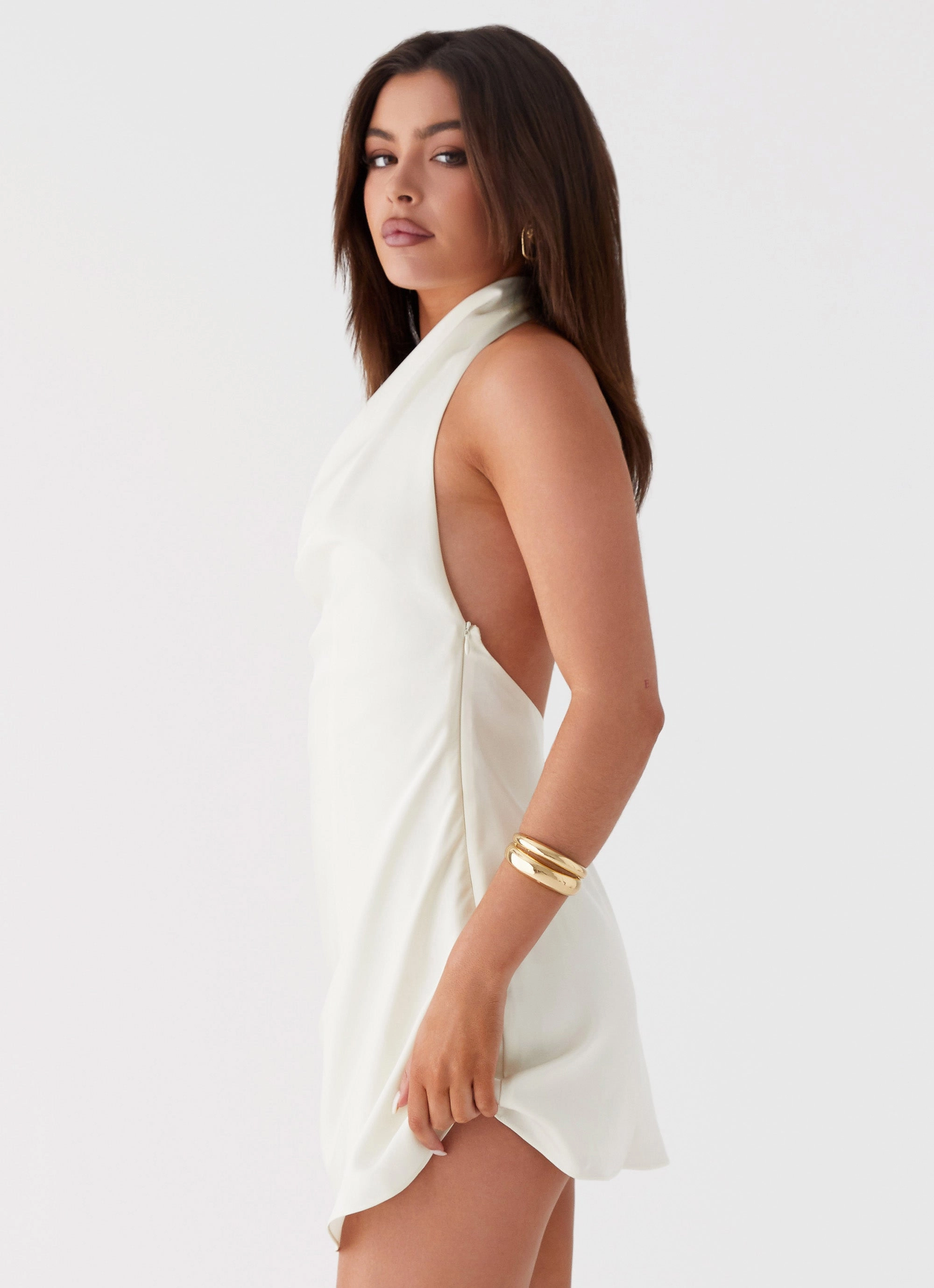Sonelle Mini Dress - Ivory Designer Label
