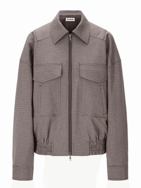 hot - weather option Eugene Jacket in Houndstooth