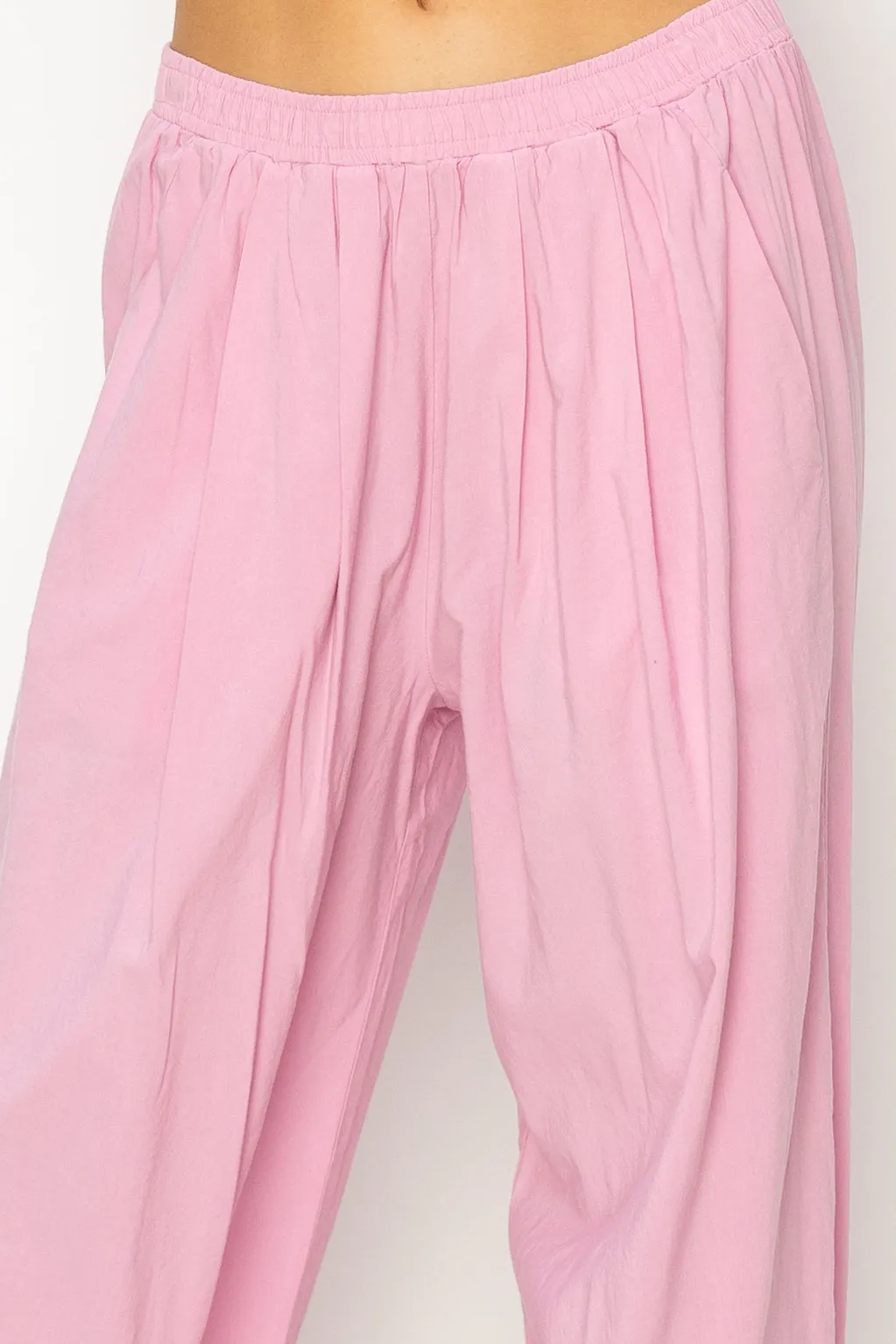 DZ24A651-Mid Rise Wide Leg Pants