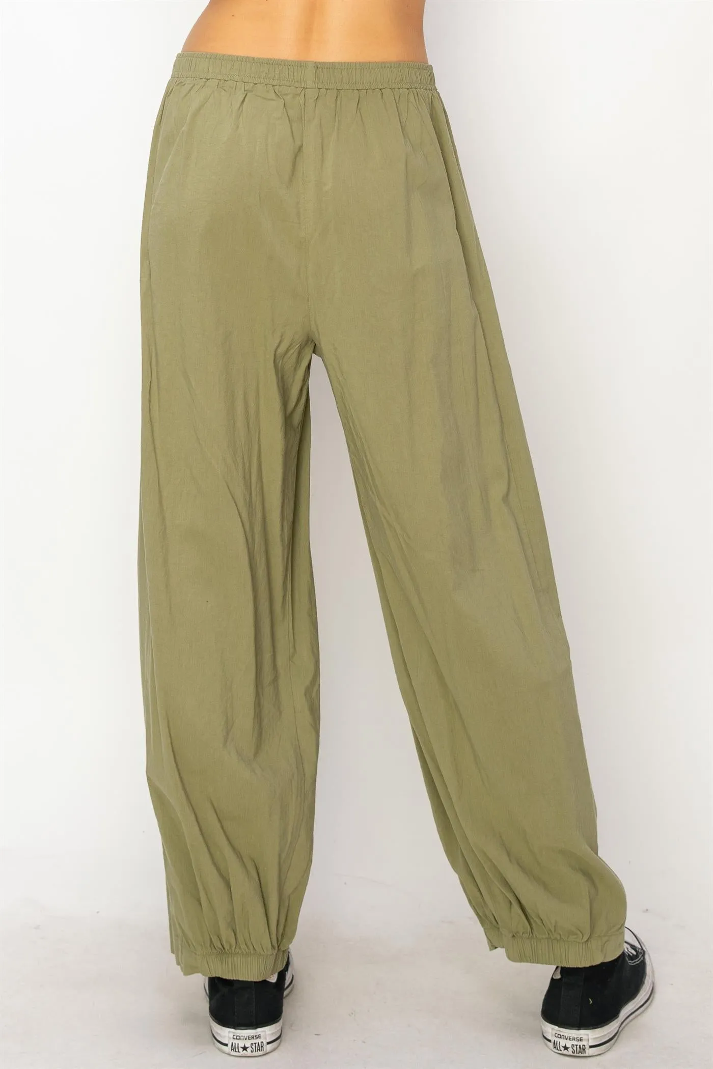 DZ24A651-Mid Rise Wide Leg Pants