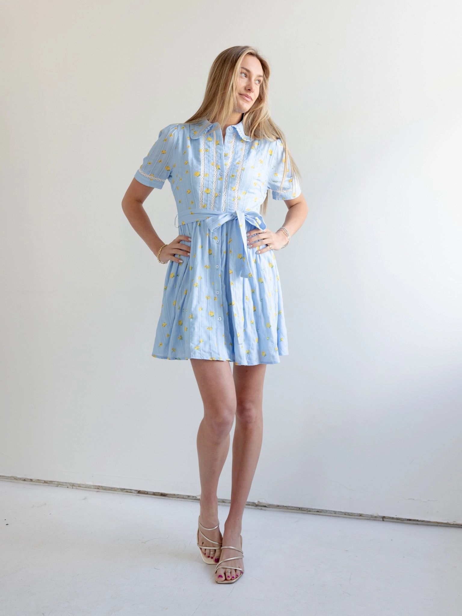 Airy Movement Functional Layer Madi Collared Mini Dress