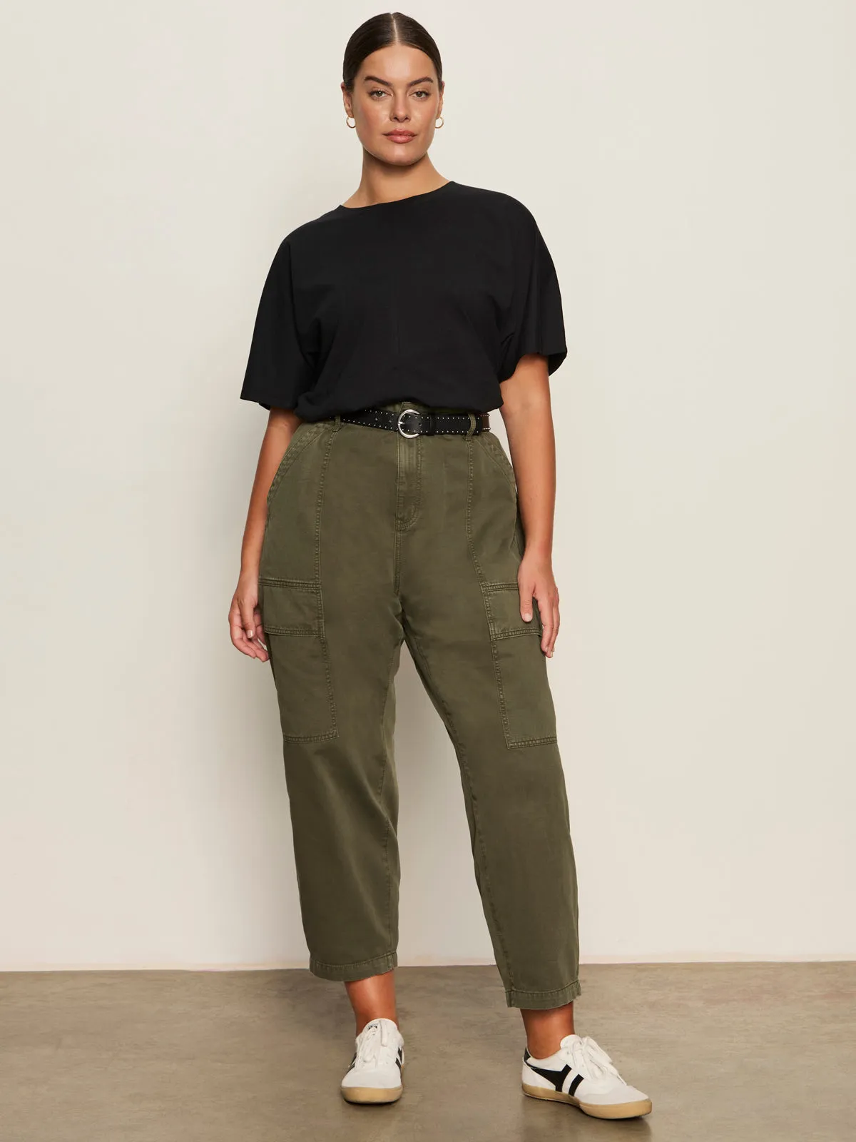 Slim Stretch Boyfriend Utility Pant Kalamata Extended Sizing