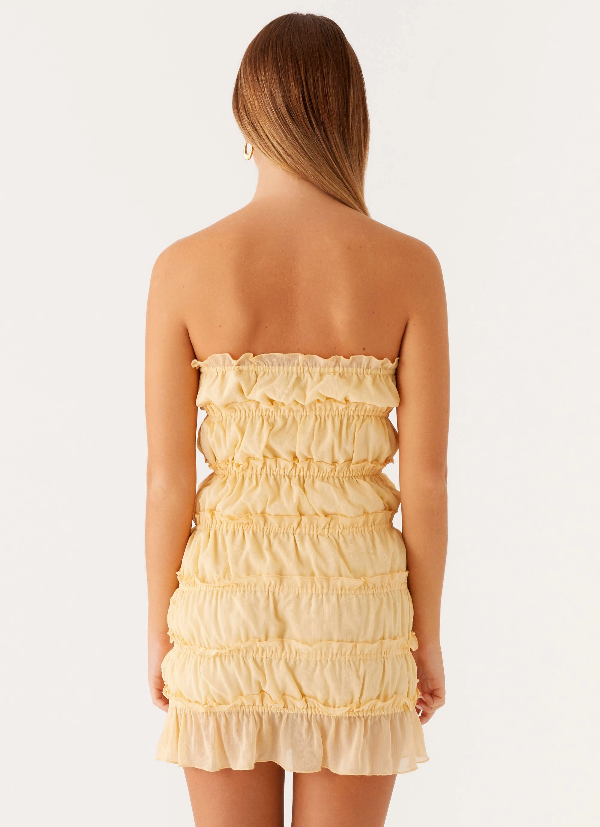 Local Artisan Design innovation Kylan Mini Dress - Apricot