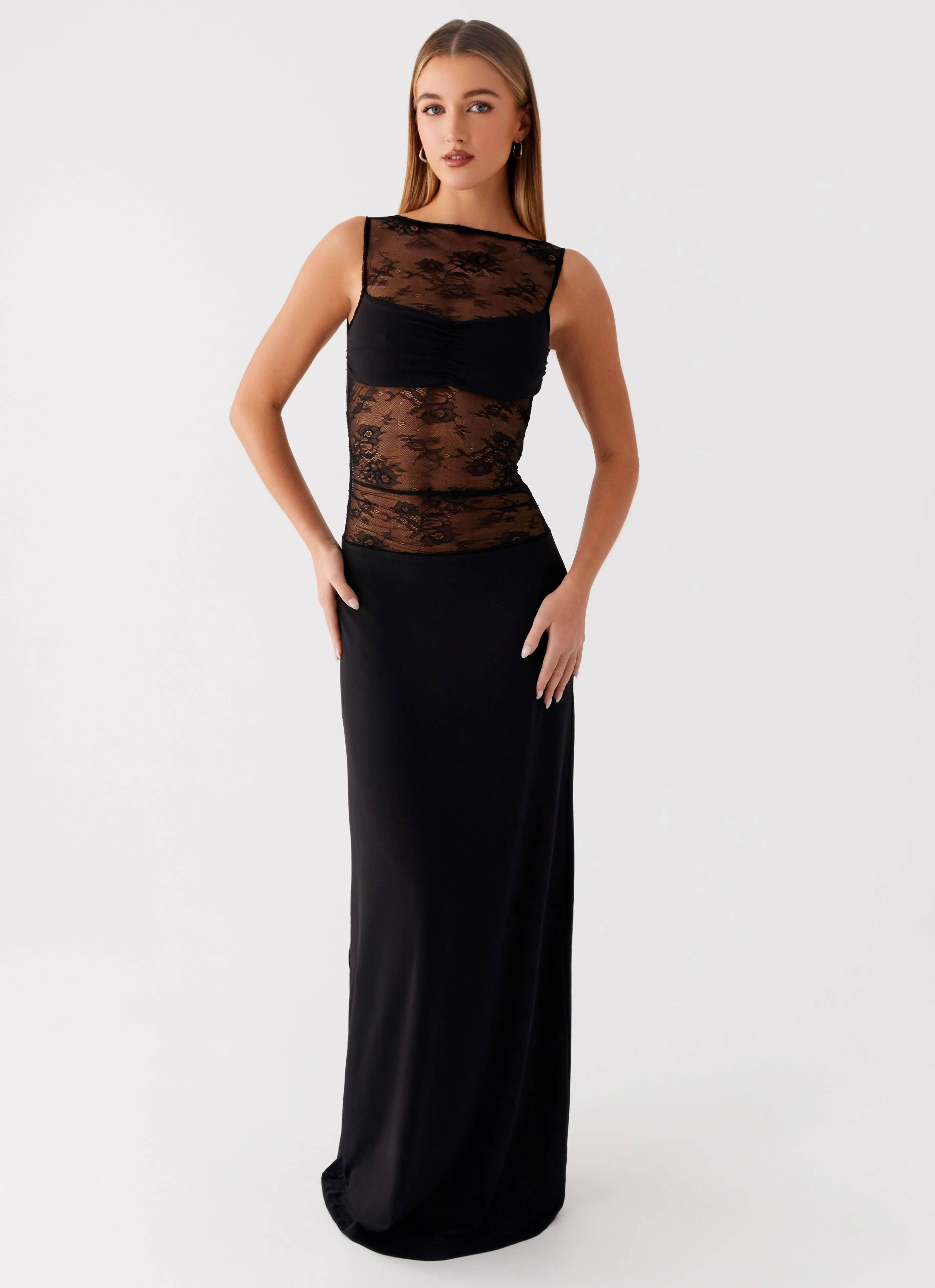 Wesley Maxi Dress - Black Beauty Zone