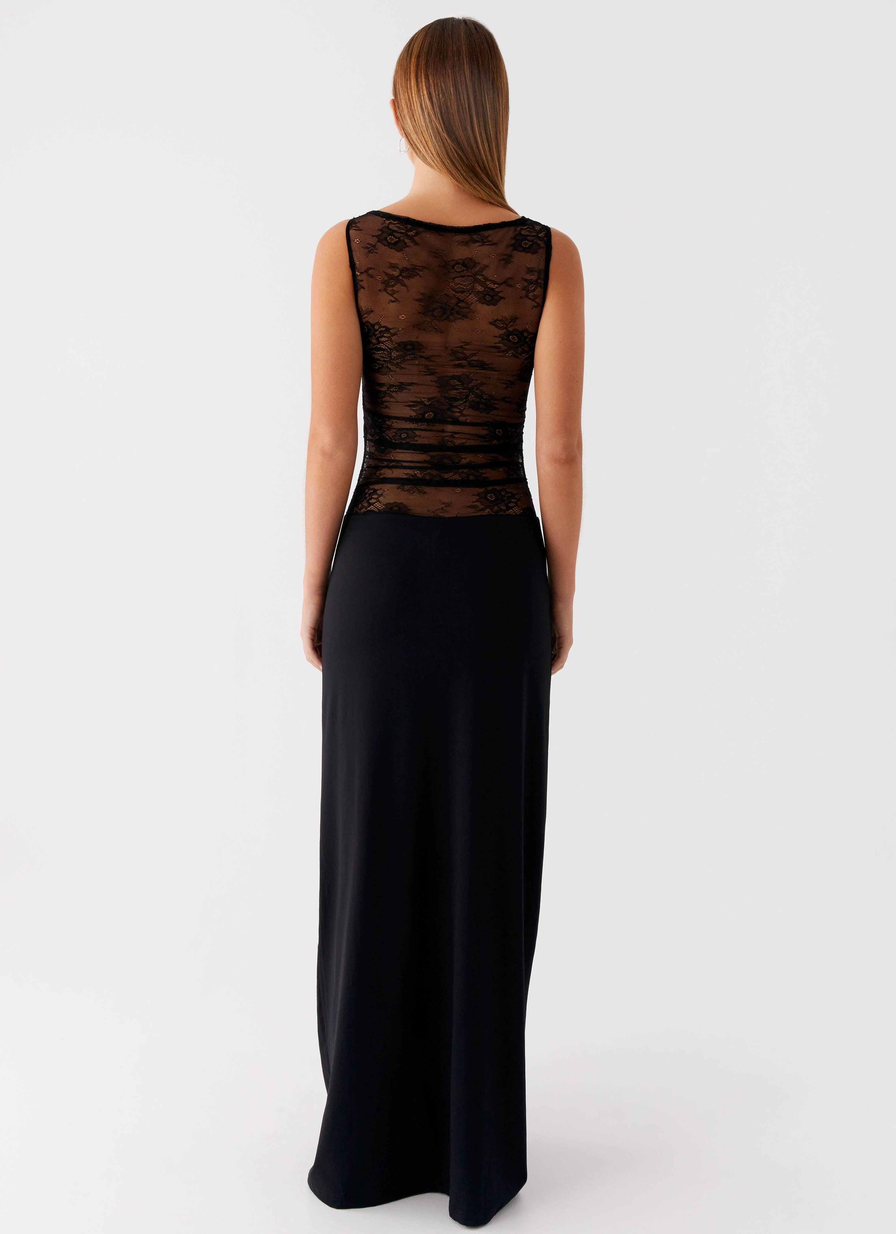 Sleek Design TemperatureRegulatingFabric Wesley Maxi Dress - Black