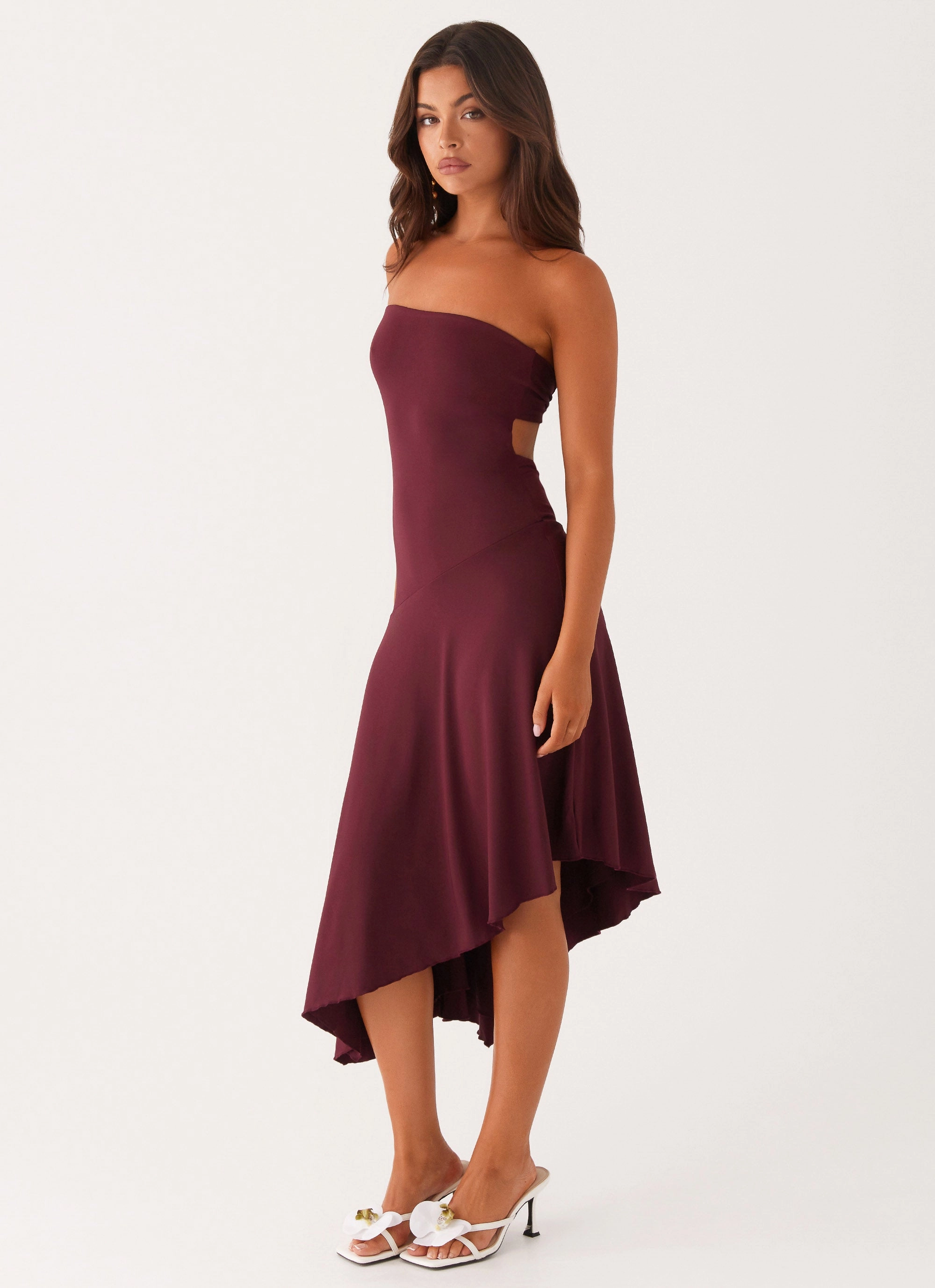 Night Appeal Juliana Midi Dress - Mulberry