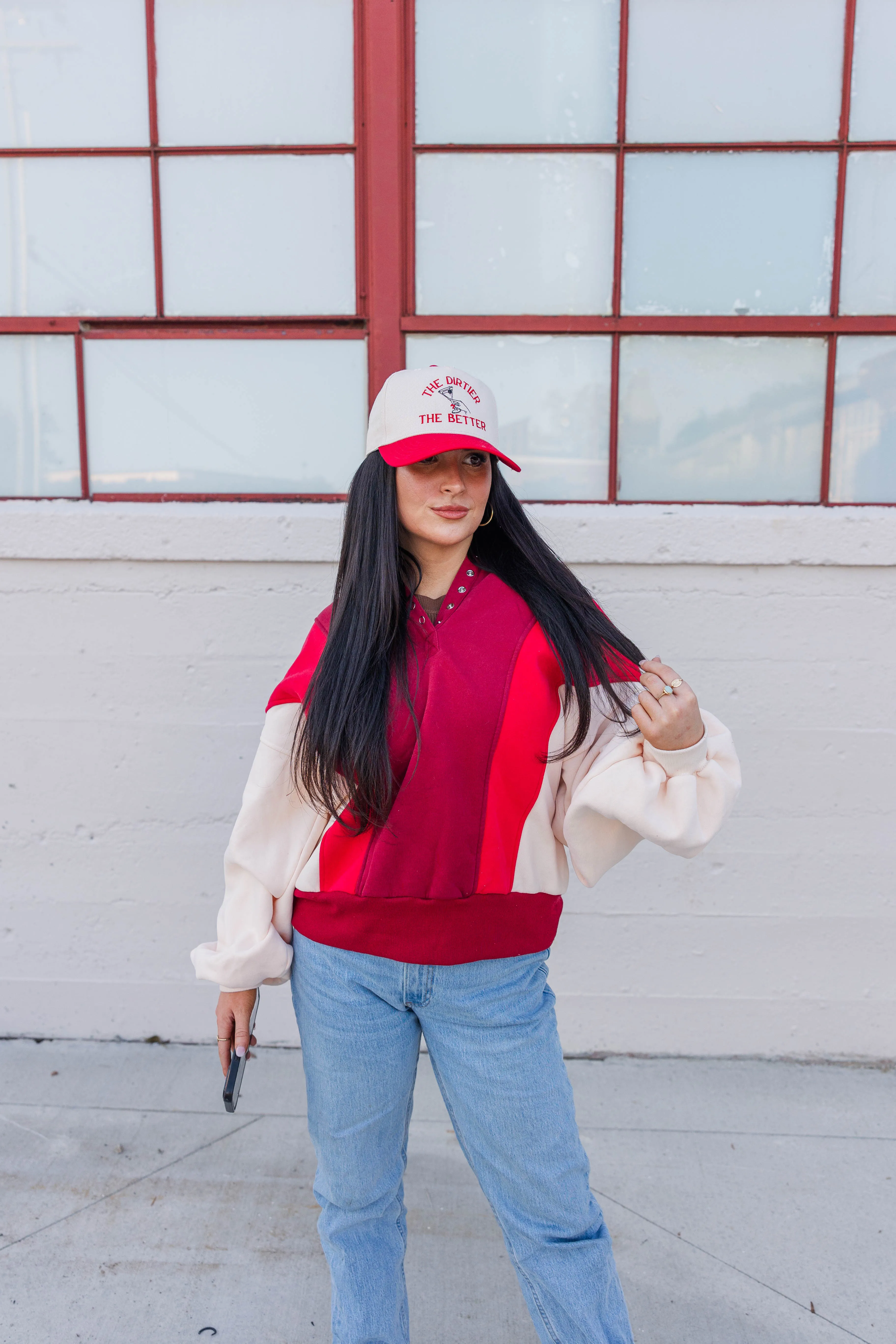 Emma Colorblock Sweatshirt FadeResistant Coating