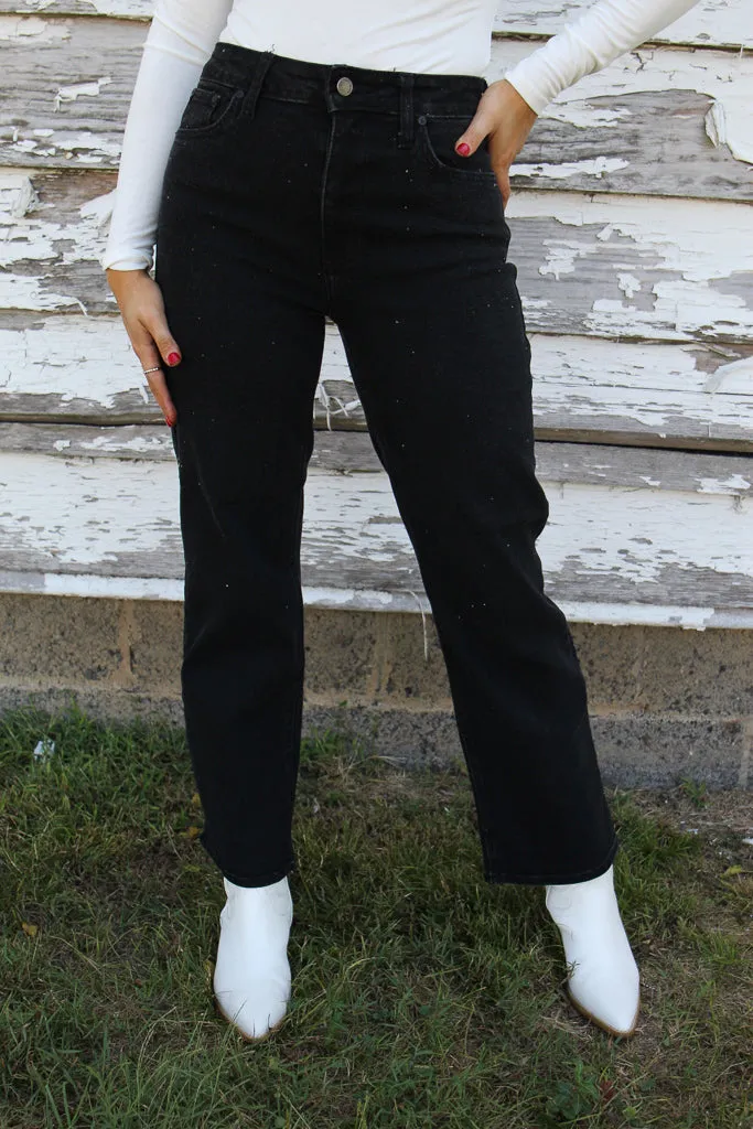 Multi Panel Construction Arizona Full Length Straight Leg Denim