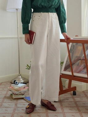 AntiStaticTreatment NonIrritatingSeams Mylah 100% Cotton Scimitar Trousers