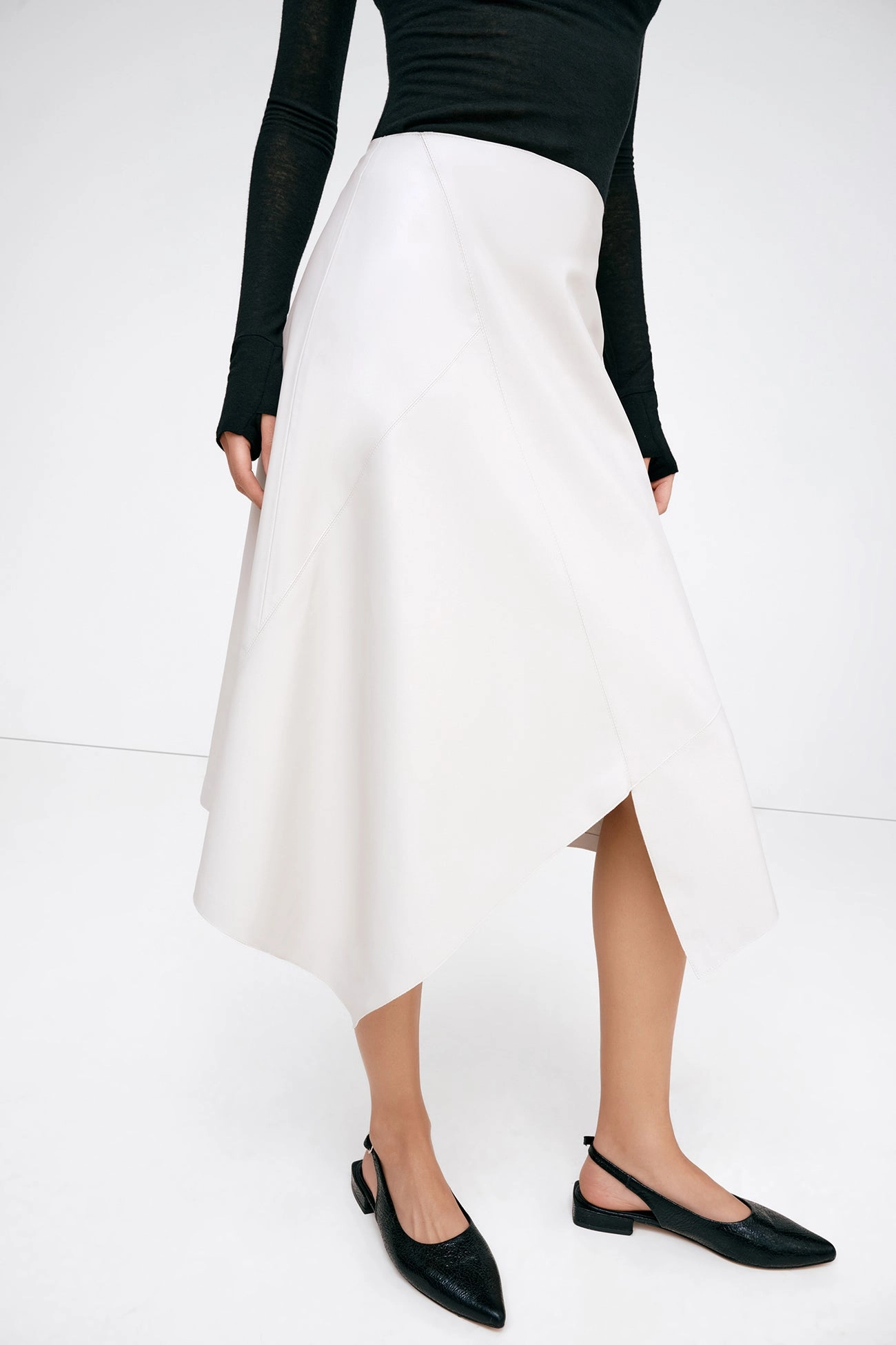 Coralie Skirt standard fit Rolled Hem Finish