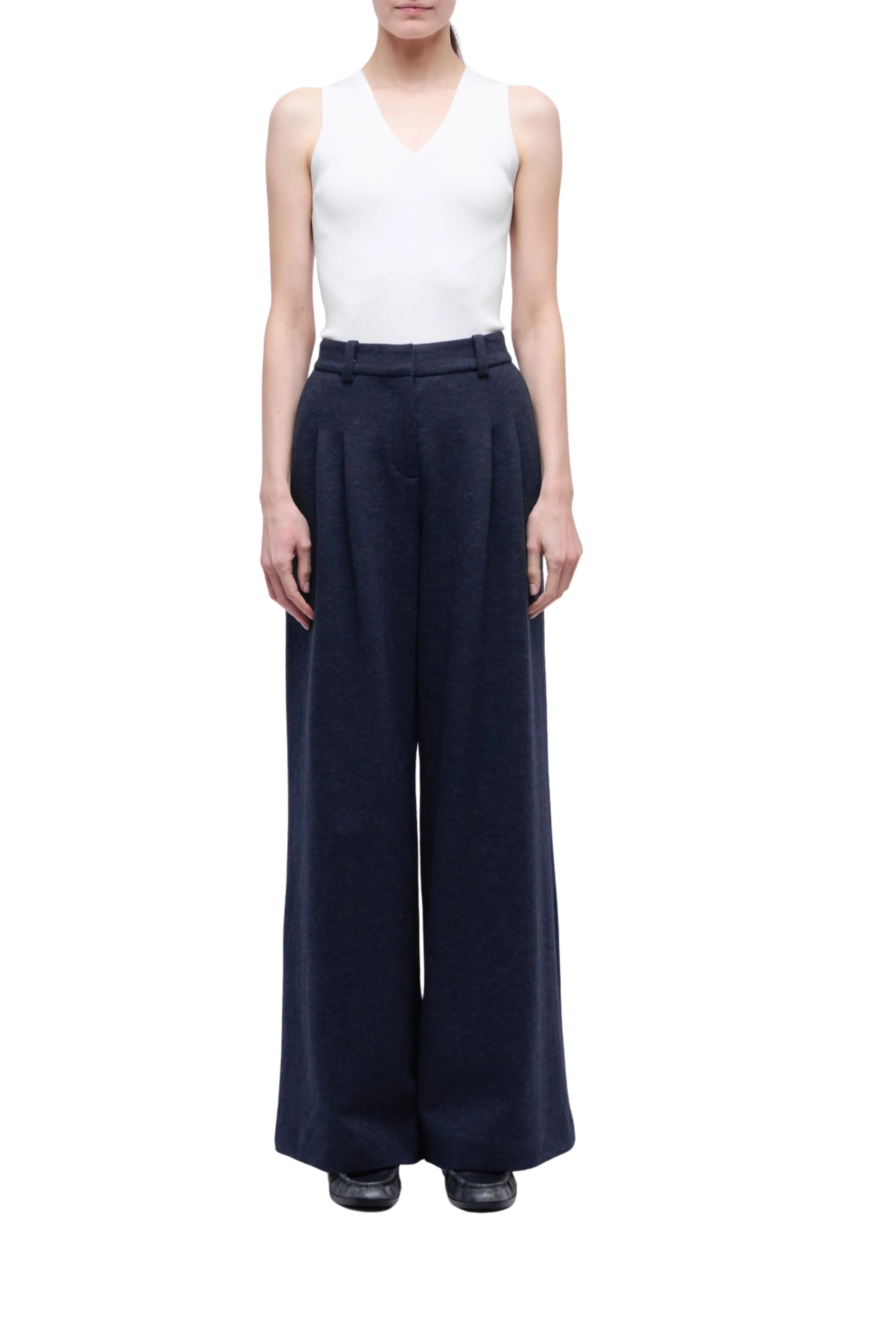 Leroy Pleated Wide Leg Pant Odor Control Finish Stylish Jacket