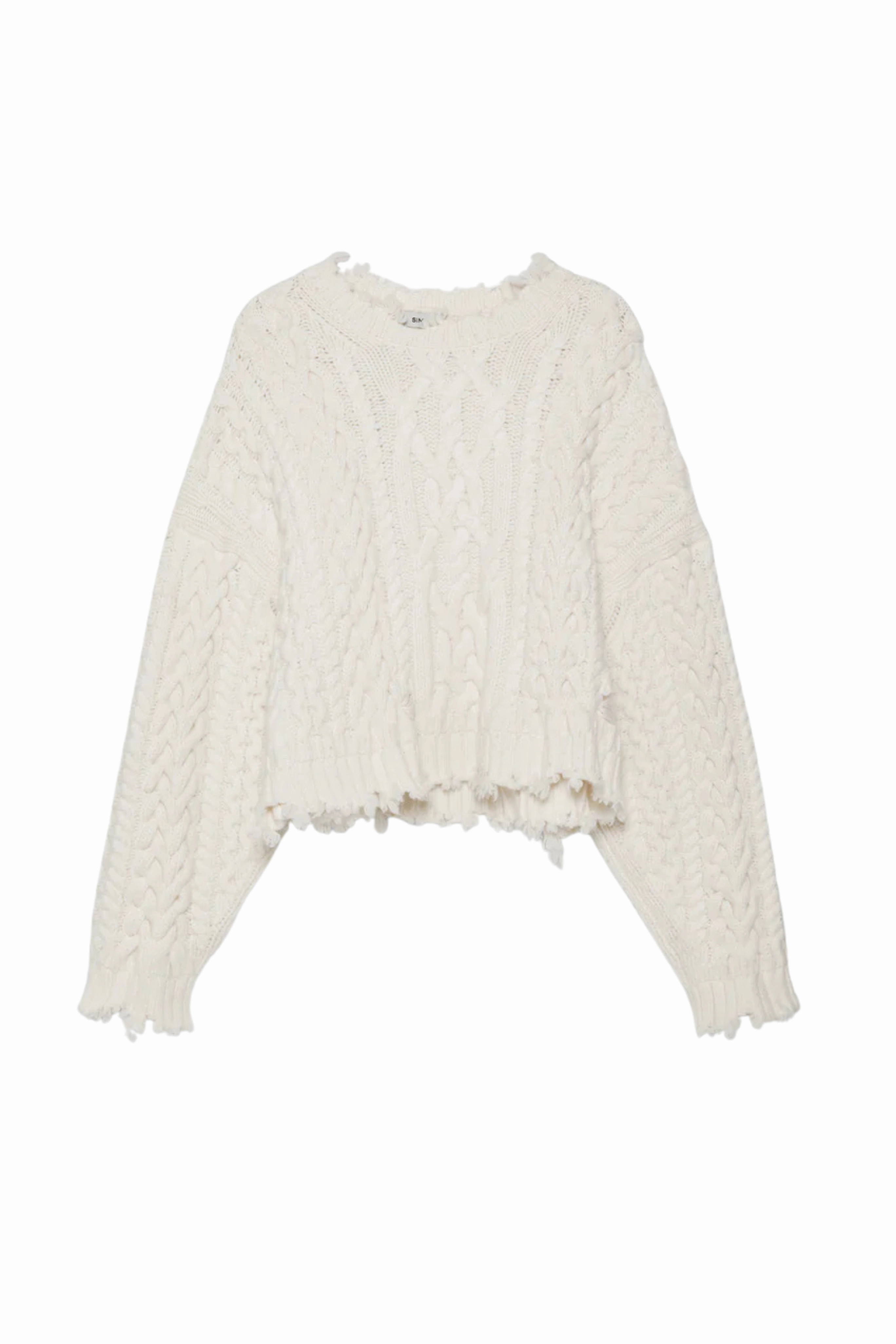 Felix Cropped Sweater EcoFriendly Material Blend Biodegradable Fiber