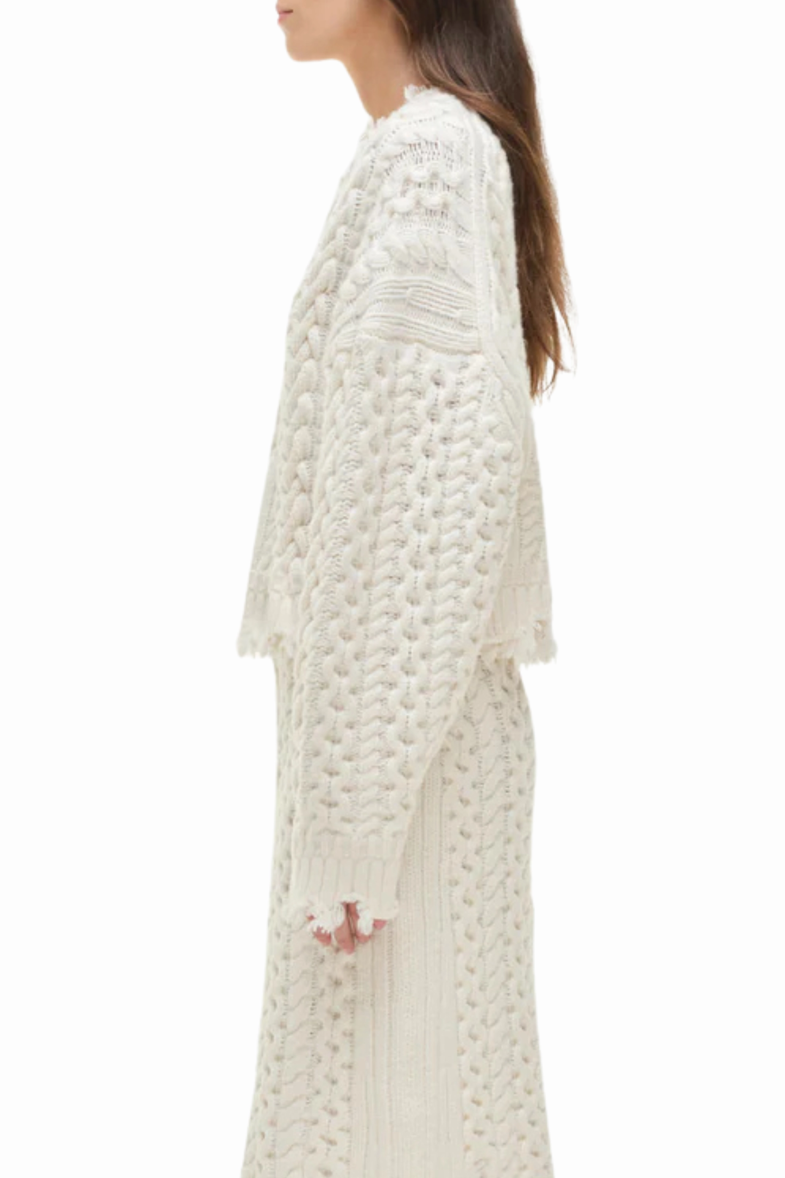 Breathable Yarn Felix Cropped Sweater
