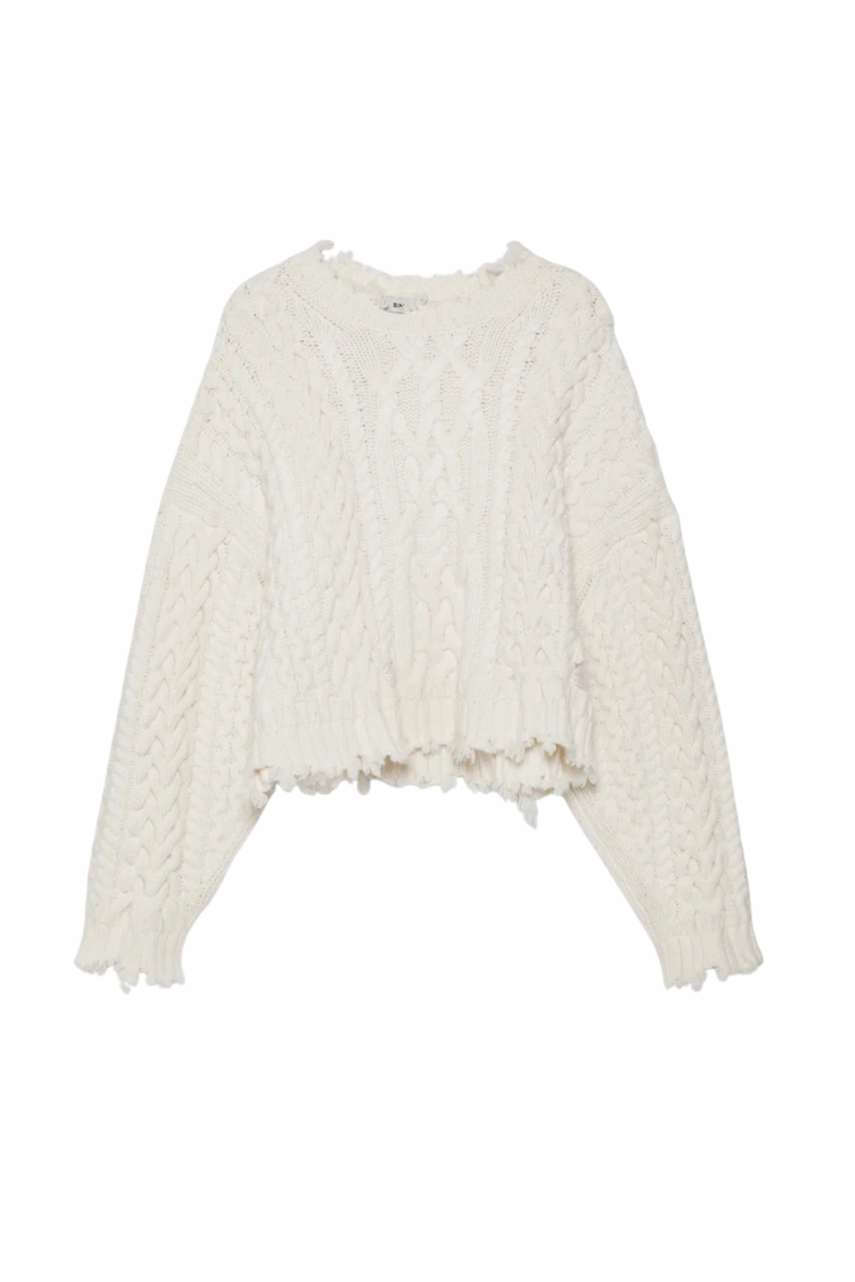 Felix Cropped Sweater Low Impact Dye