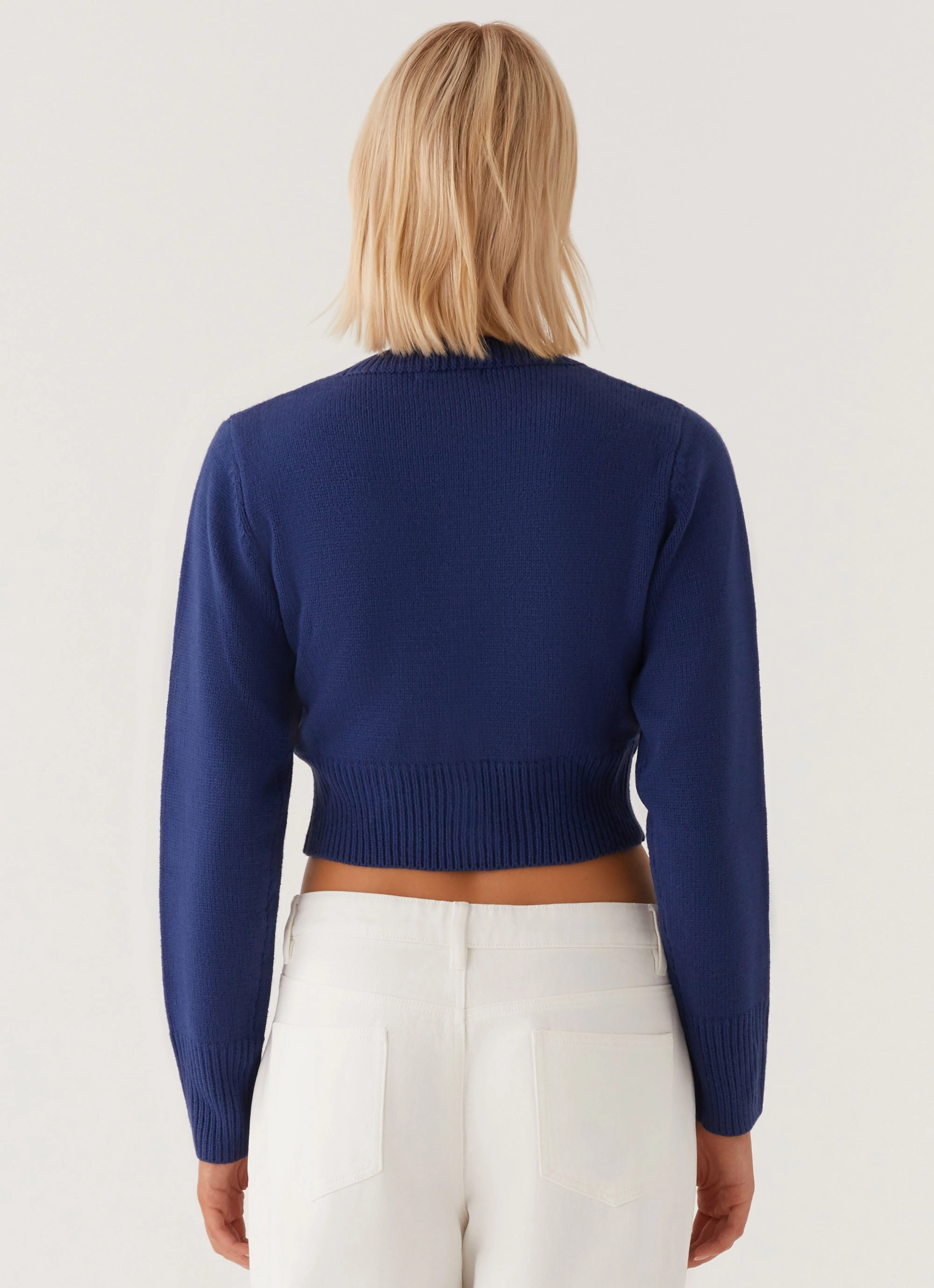Lightweight insulation Everest Knit Cardigan - Navy