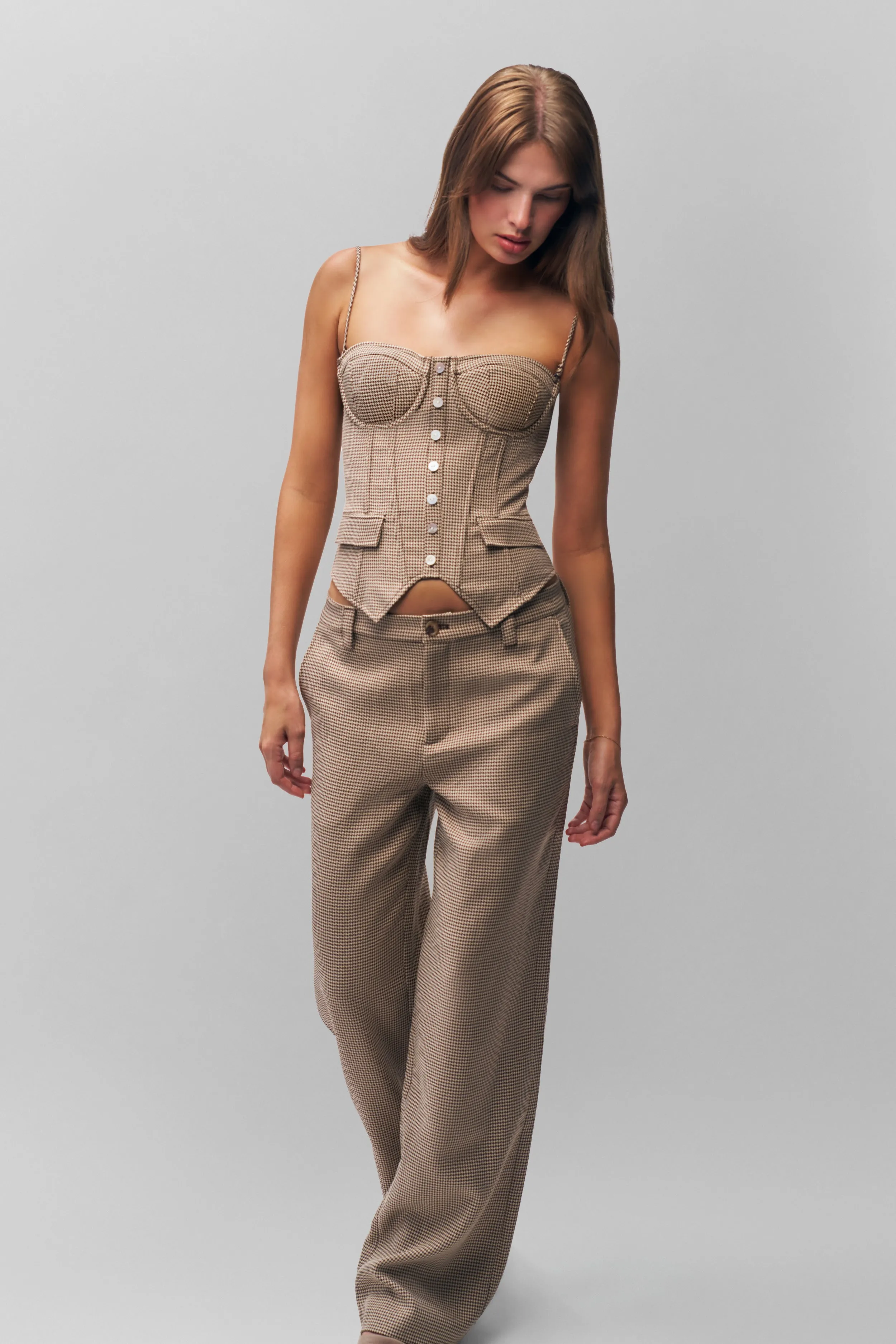 Brushed Microfiber Surface Edith Corset