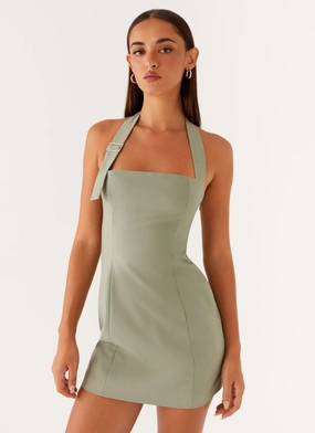 Bianca Halter Dress - Sage Style Fusion Fashion Tones