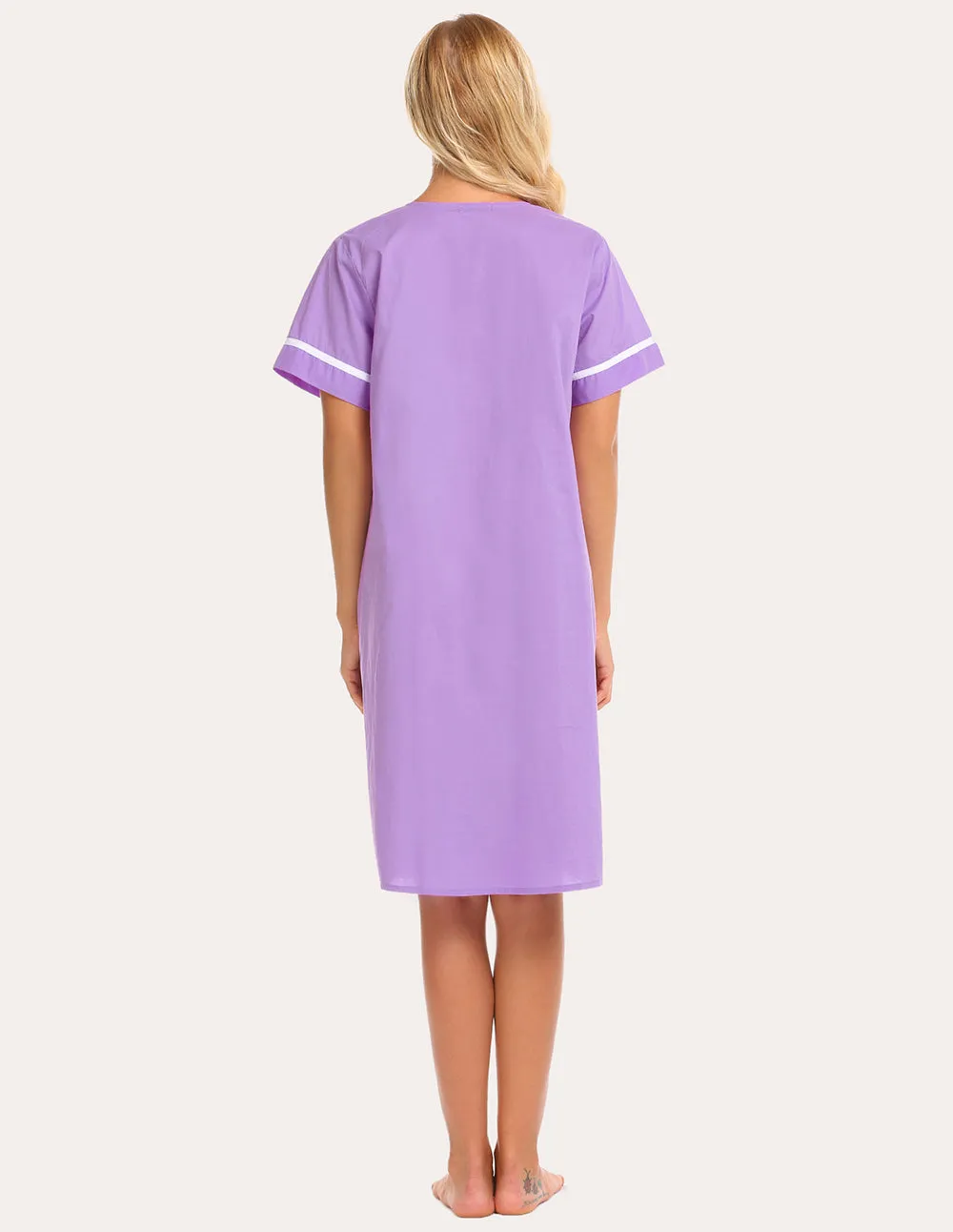 Ekouaer Cotton House Dress Nightgown (US Only)