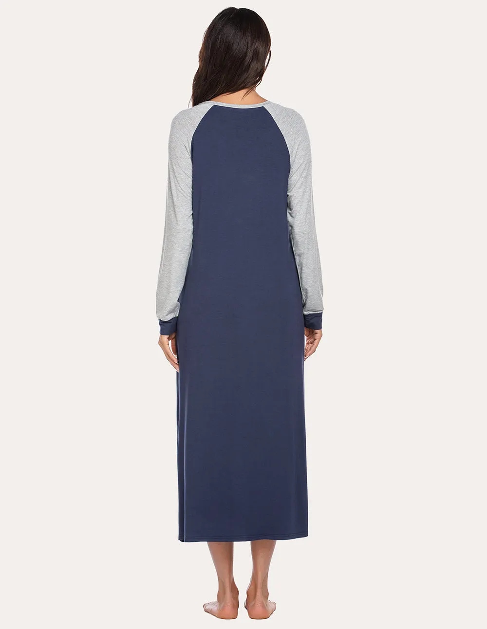 Ekouaer Henley Sleep Dress (US Only)