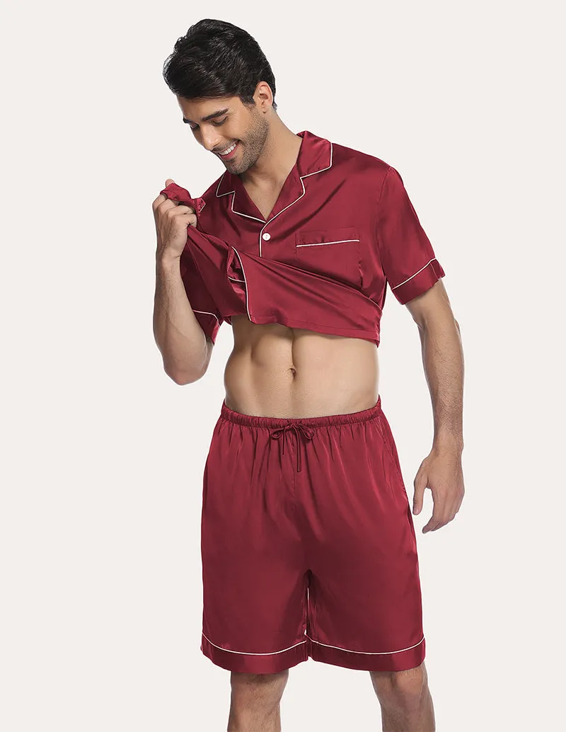 Ekouaer Men Satin Pajama Set (US Only)