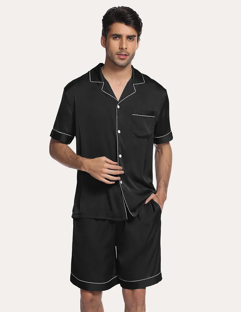 Ekouaer Men Satin Pajama Set (US Only)